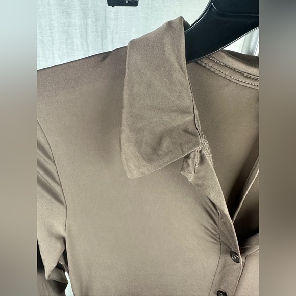 River Island Brown Button Detail Knitted Dress Size 6 NWT - Picture 10 of 15